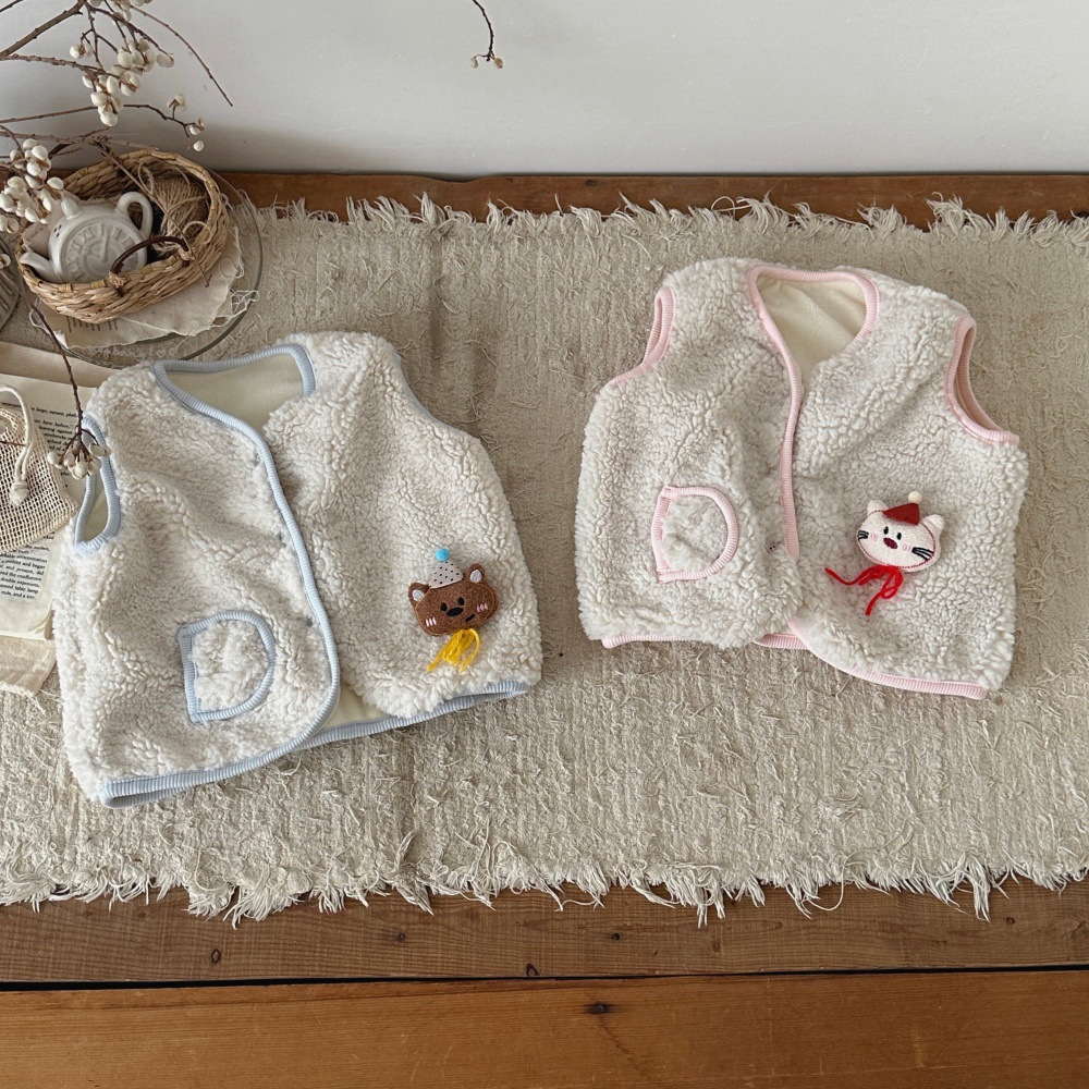 Toddler Boy Winter Fleece Jacket - Rompi Fleece untuk Bayi Laki-laki dan
