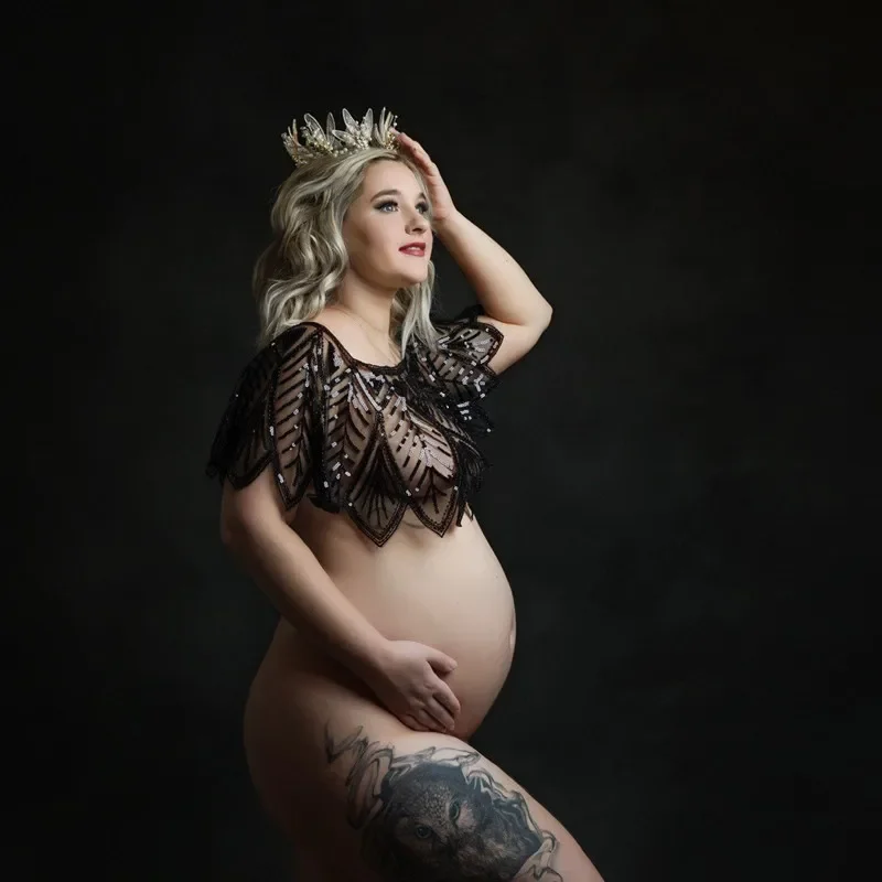 Maternity Wear - Atasan Payet Jubah Fotografi Bersalin untuk