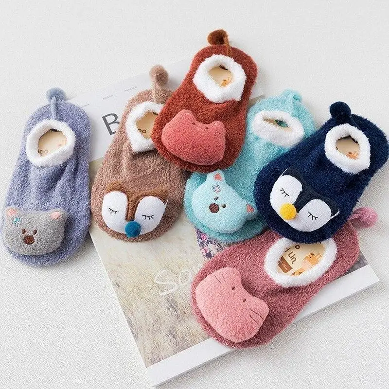 Unisex Baby Socks Non Slip - Kaus Kaki Bayi Musim Dingin Tebal