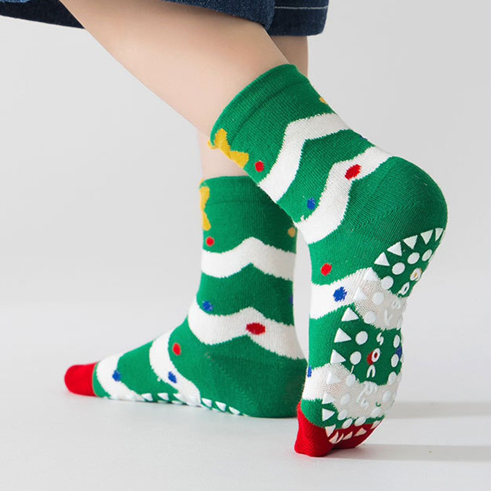 1/5 Pasang Set Kaus Kaki Anak- - Unisex Baby Socks Non Slip ulasan dan harga
