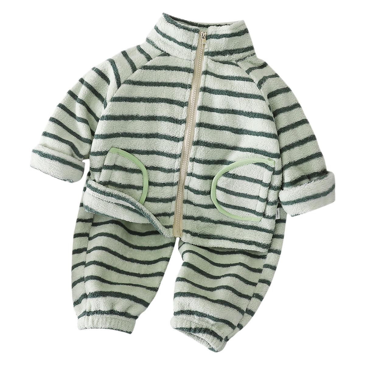 Setelan Pakaian Anak-anak untu - Toddler Boy Winter Fleece Jacket ulasan dan harga