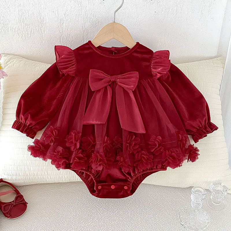 Pakaian Bayi Perempuan untuk M - Newborn Baby Girl Romper Floral ulasan dan harga